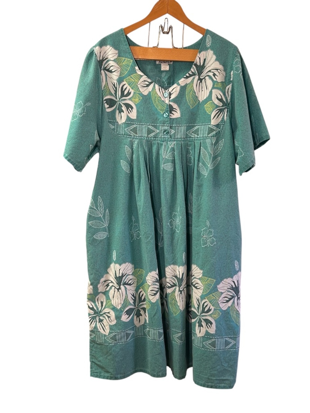 Vintage Anthony Richards Short Sleeve Floral Lightweight House Dress Size 3X
